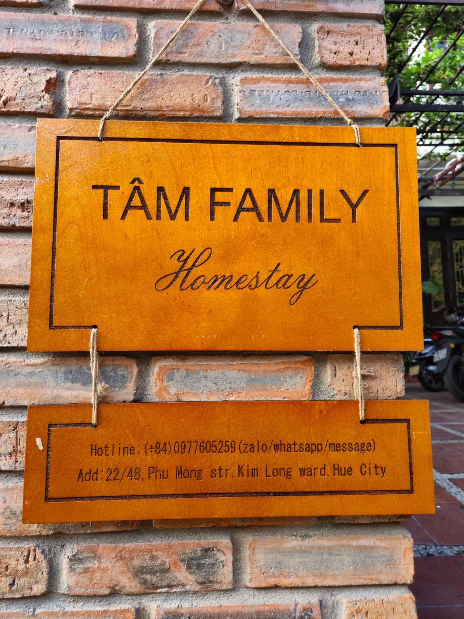 Tam Family Homestay-Hué Eksteriør billede